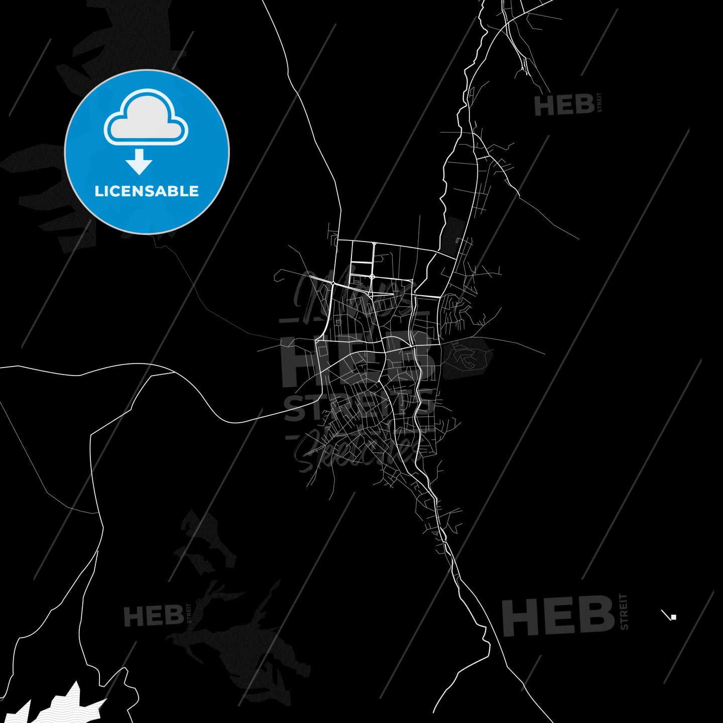Kavadarci, North Macedonia PDF map