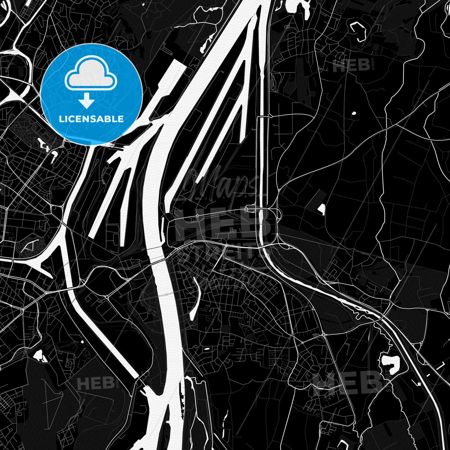 Kehl, Germany PDF map