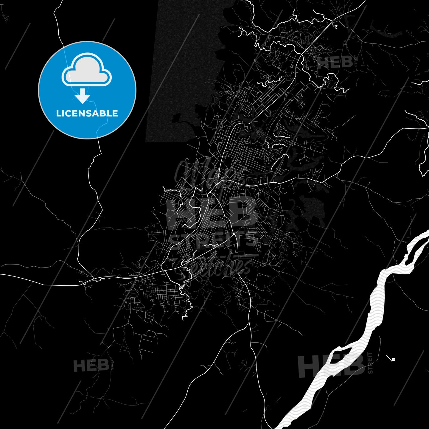 Kenema, Sierra Leone PDF map