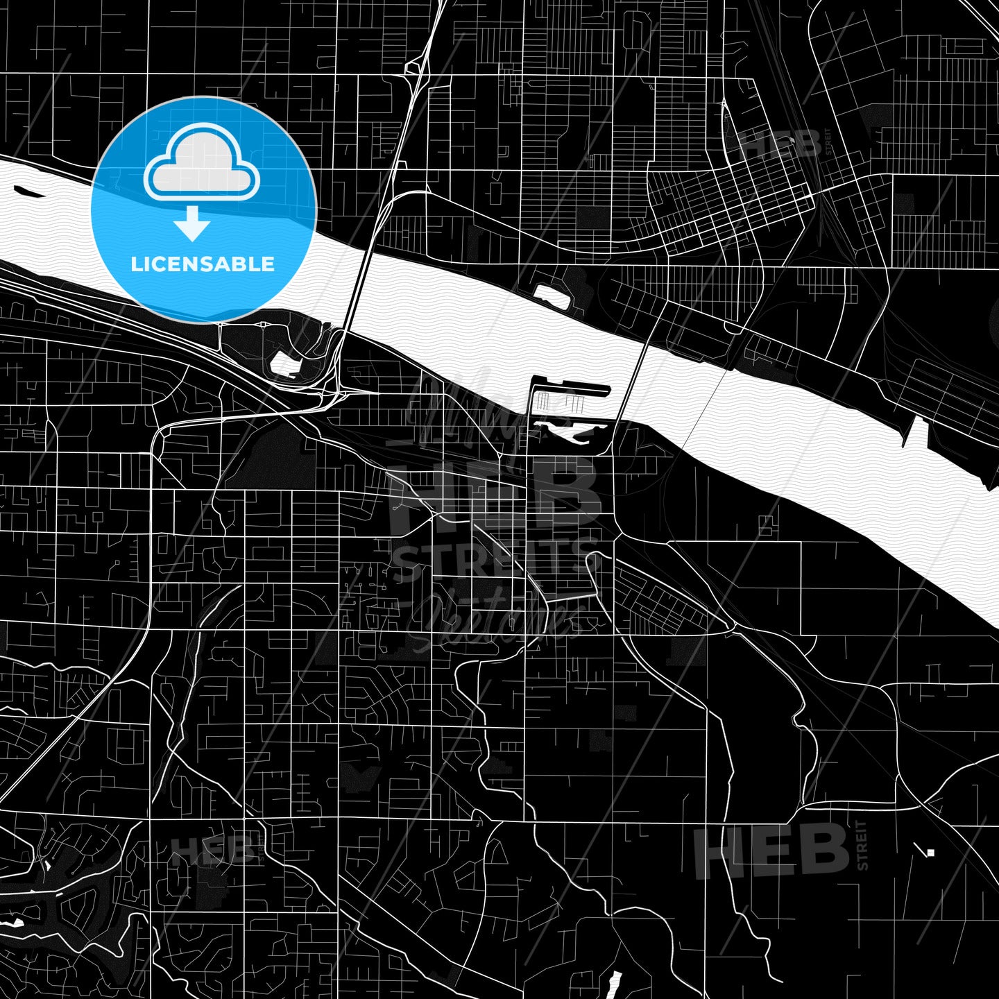 Kennewick, Washington, United States, PDF map