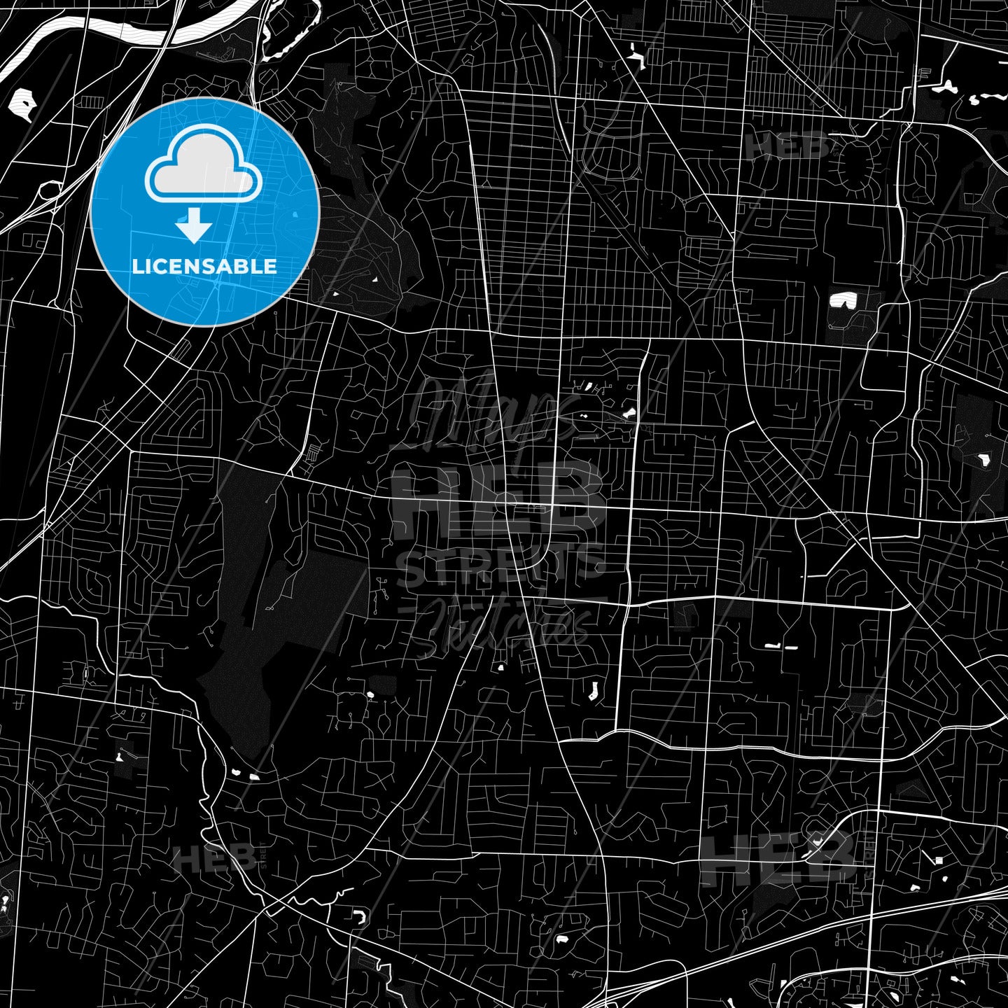 Kettering, Ohio, United States, PDF map