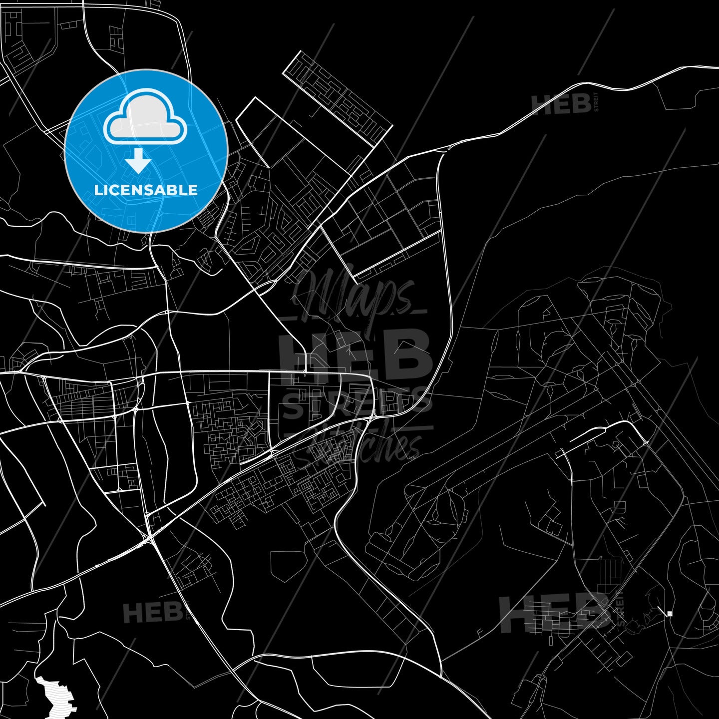 Khamis Mushayt, Saudi Arabia PDF map
