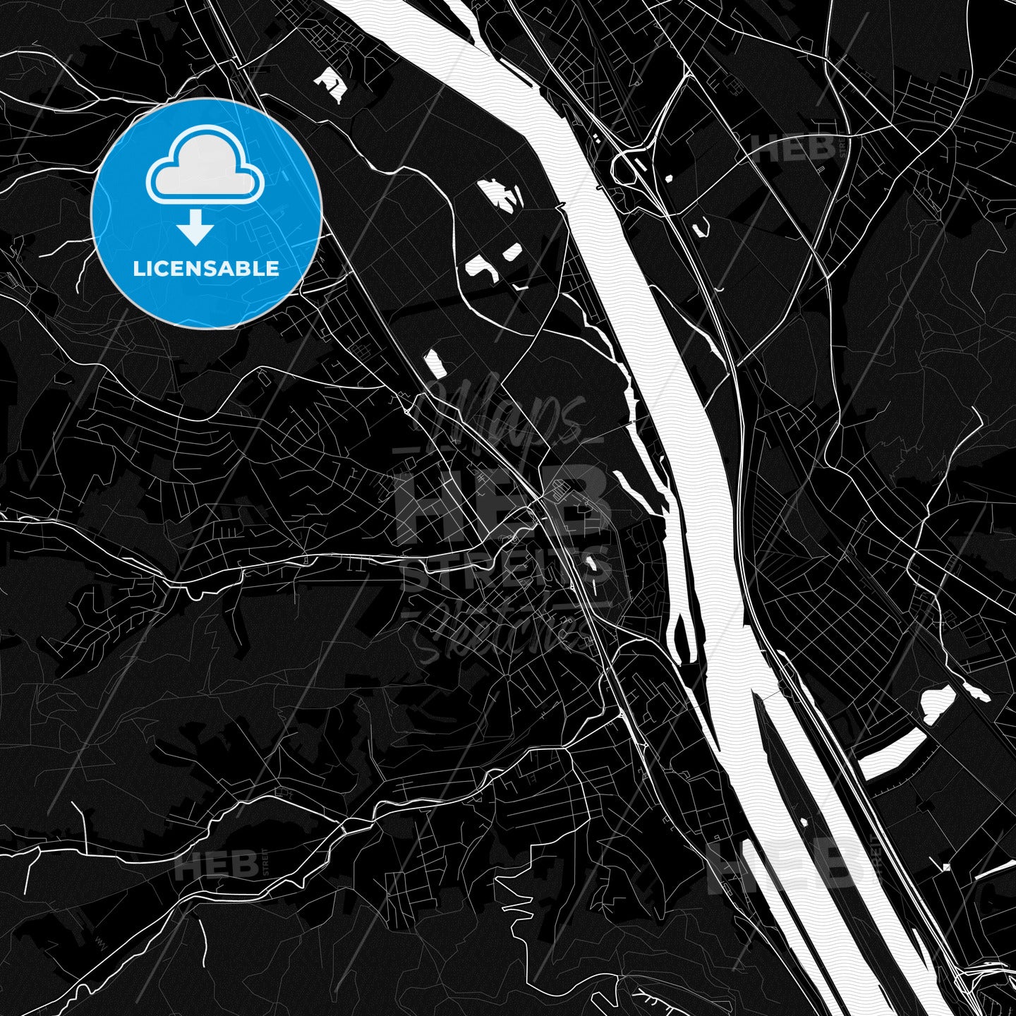 Klosterneuburg, Austria PDF map