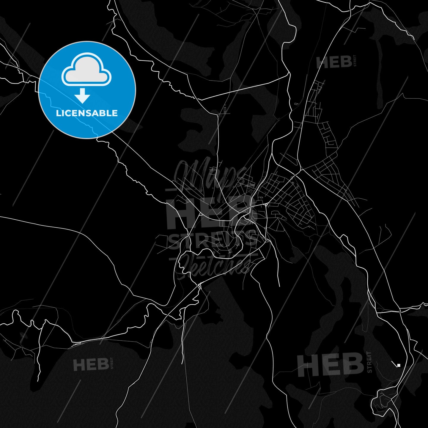 Knjaževac, Serbia PDF map