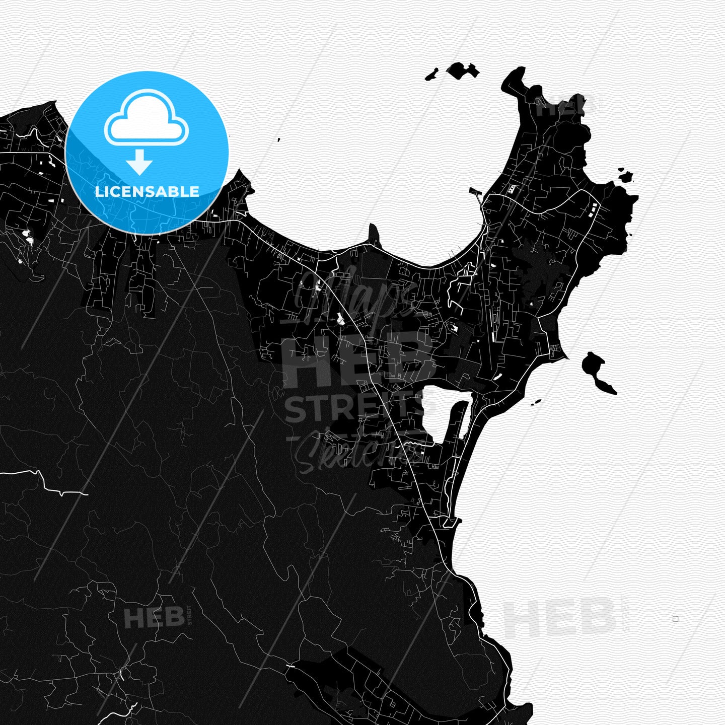 Ko Samui, Thailand PDF map