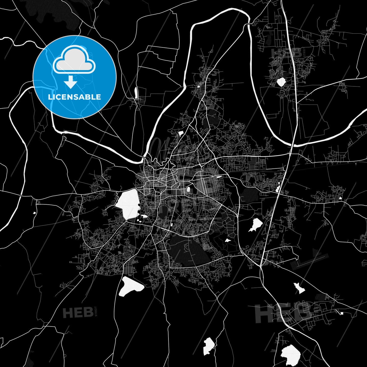 Kolhapur, India PDF map