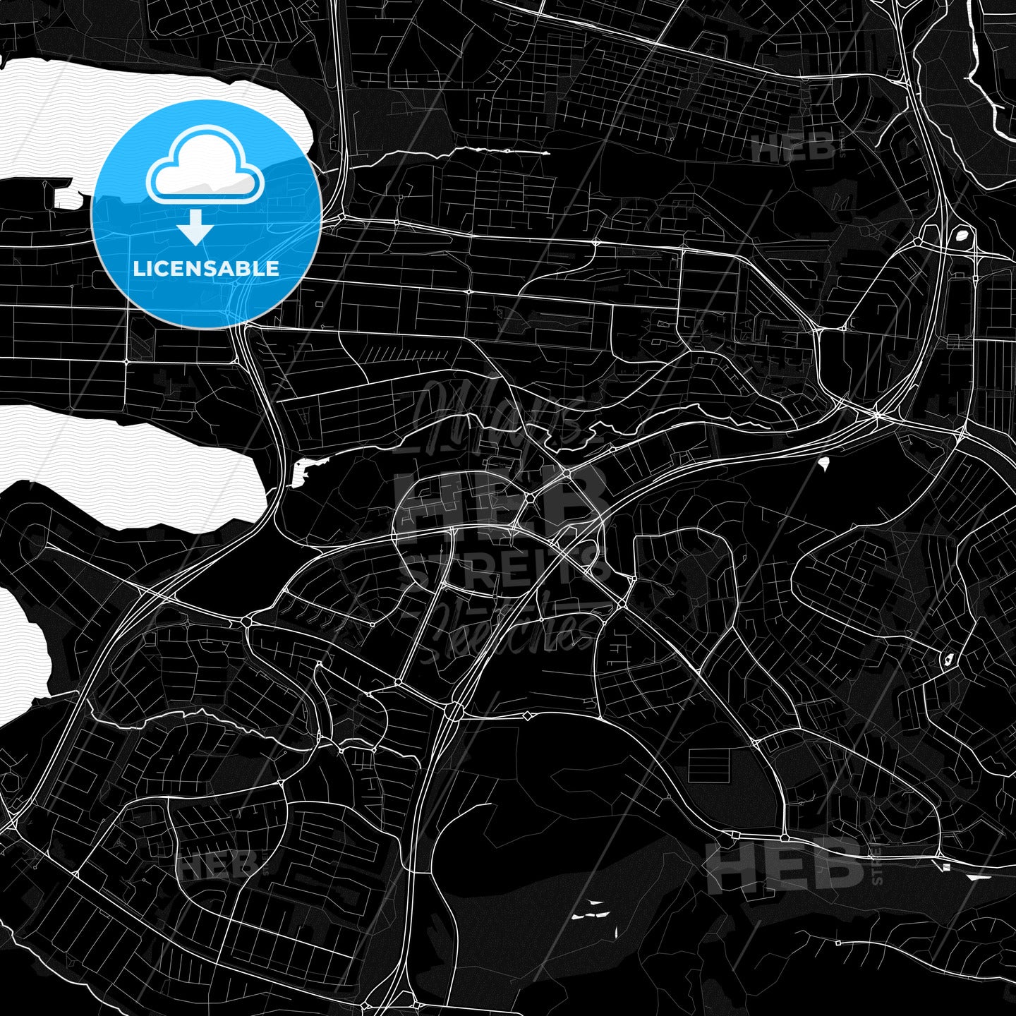 Kópavogur, Iceland PDF map