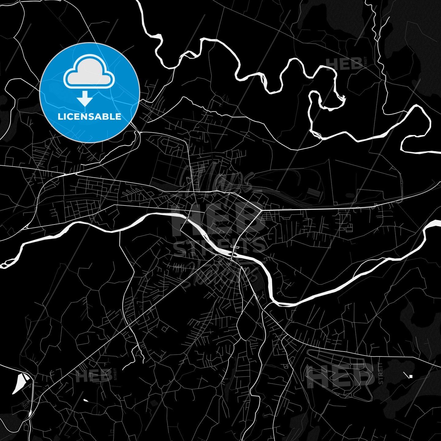Kraljevo, Serbia PDF map