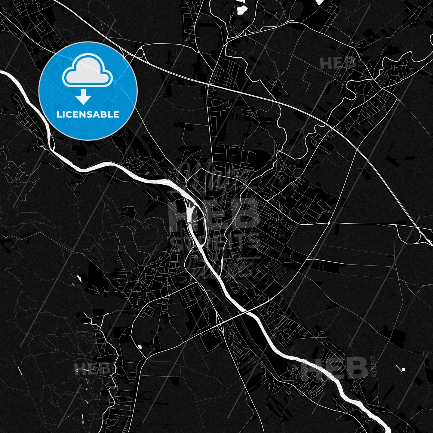 Kranj, Slovenia PDF map