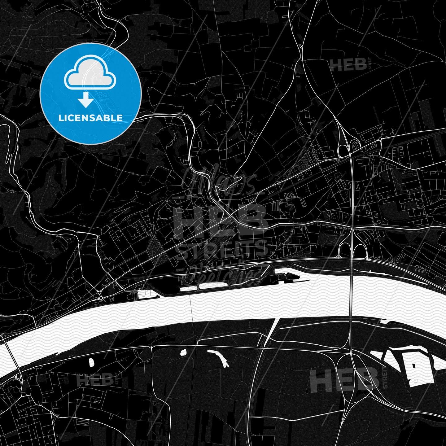 Krems, Austria PDF map