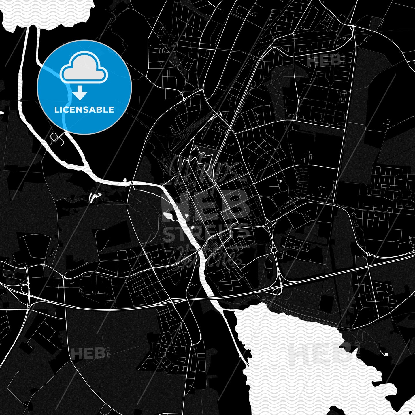 Kristianstad, Sweden PDF map