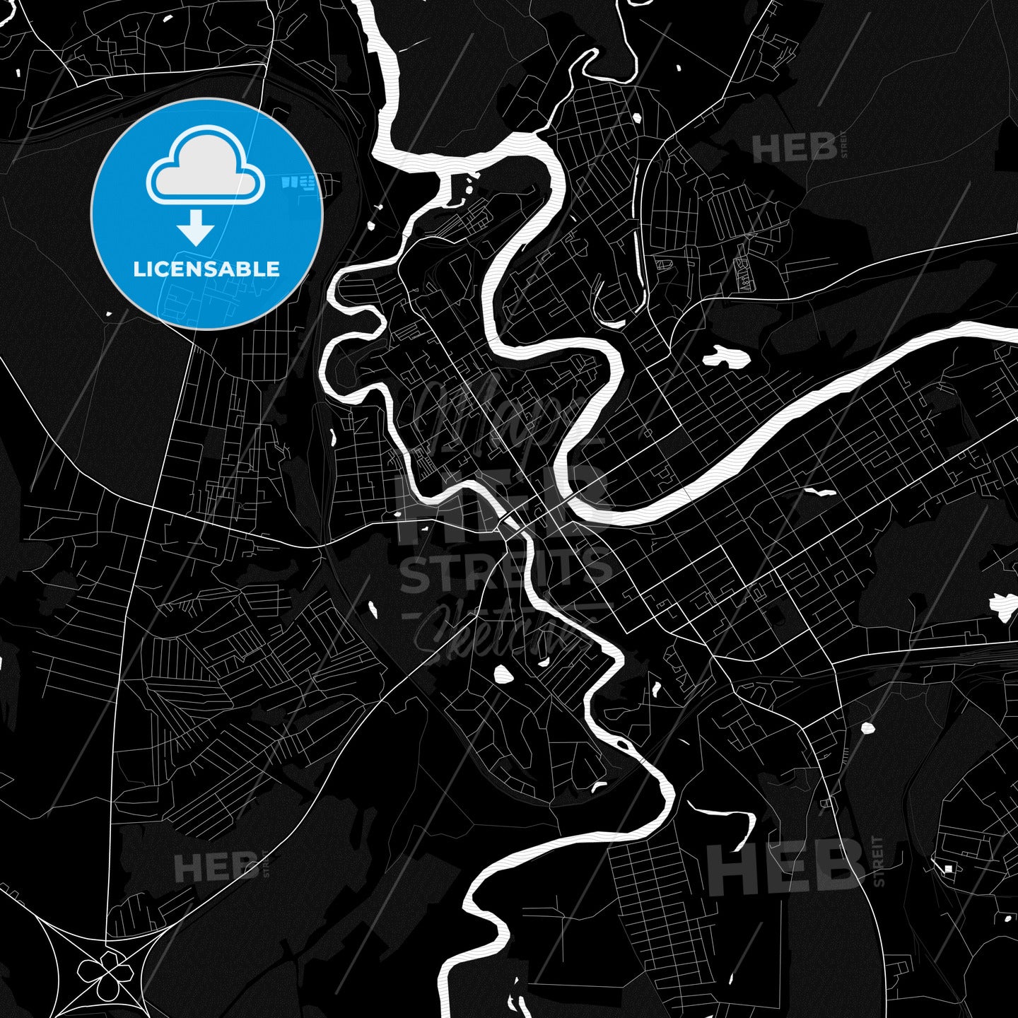 Kungur, Russia PDF map