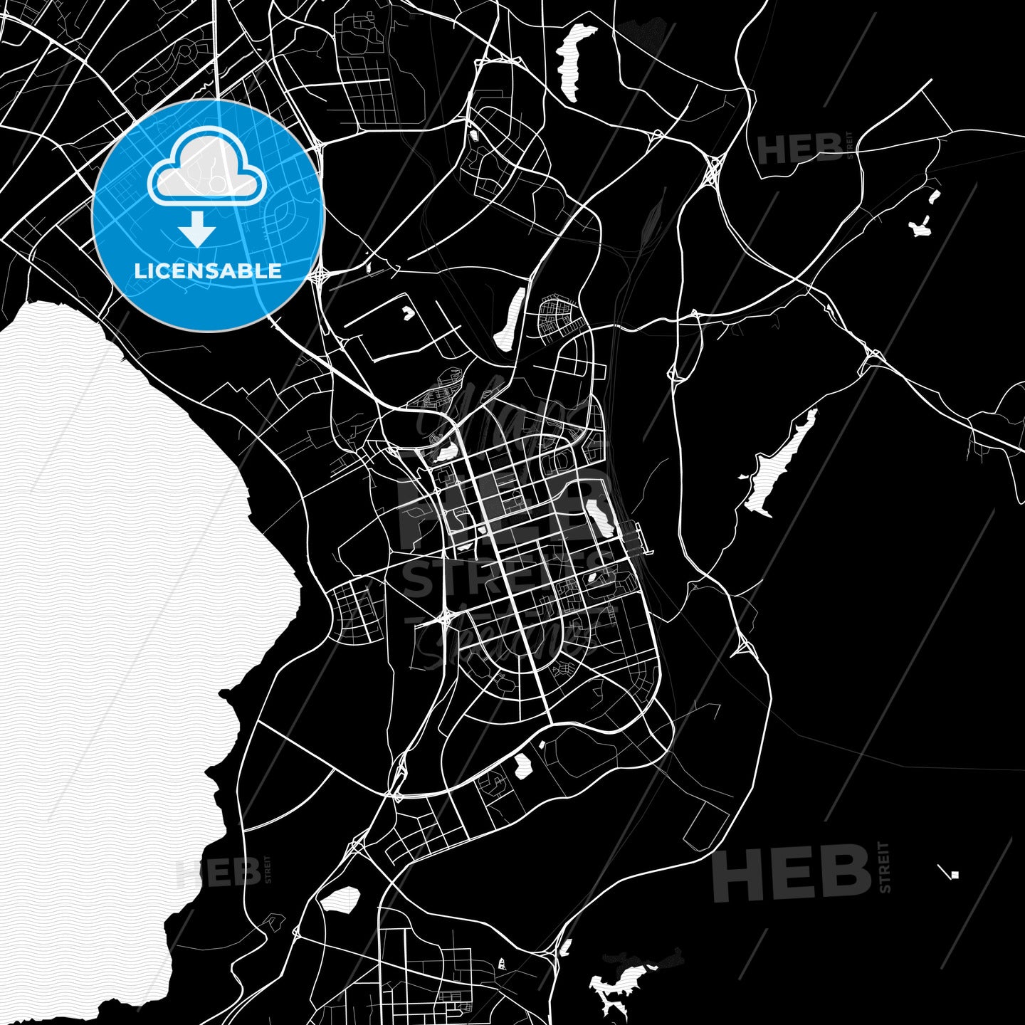 Kunming, China PDF map