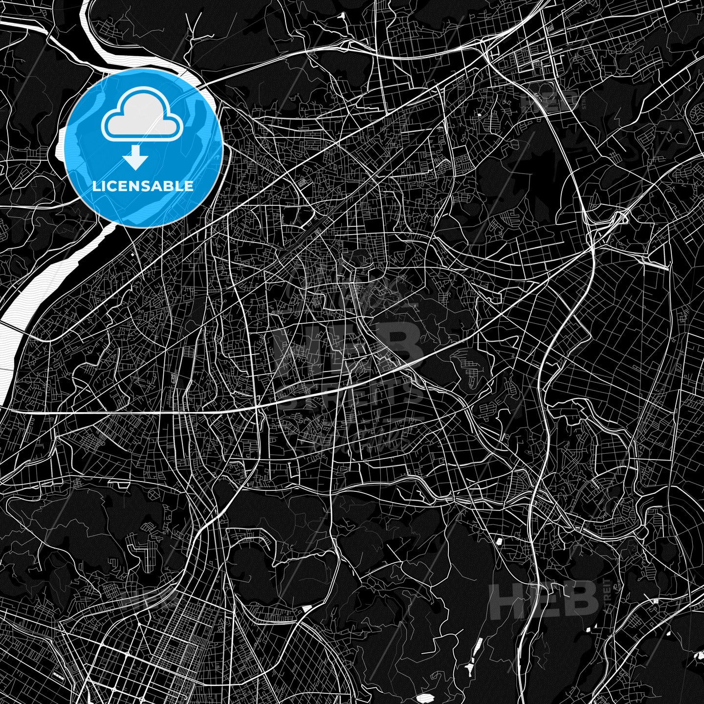 Kurashiki, Japan PDF map