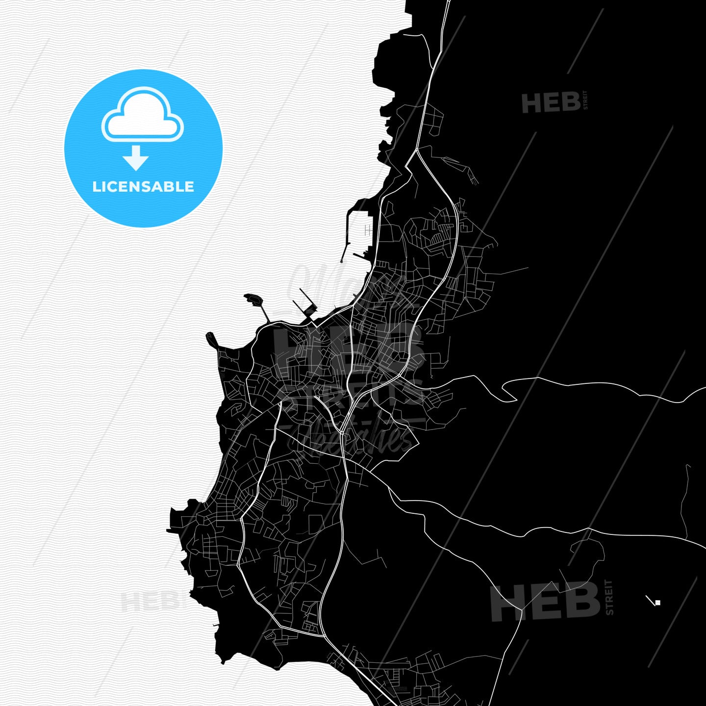 Kuşadası, Turkey PDF map