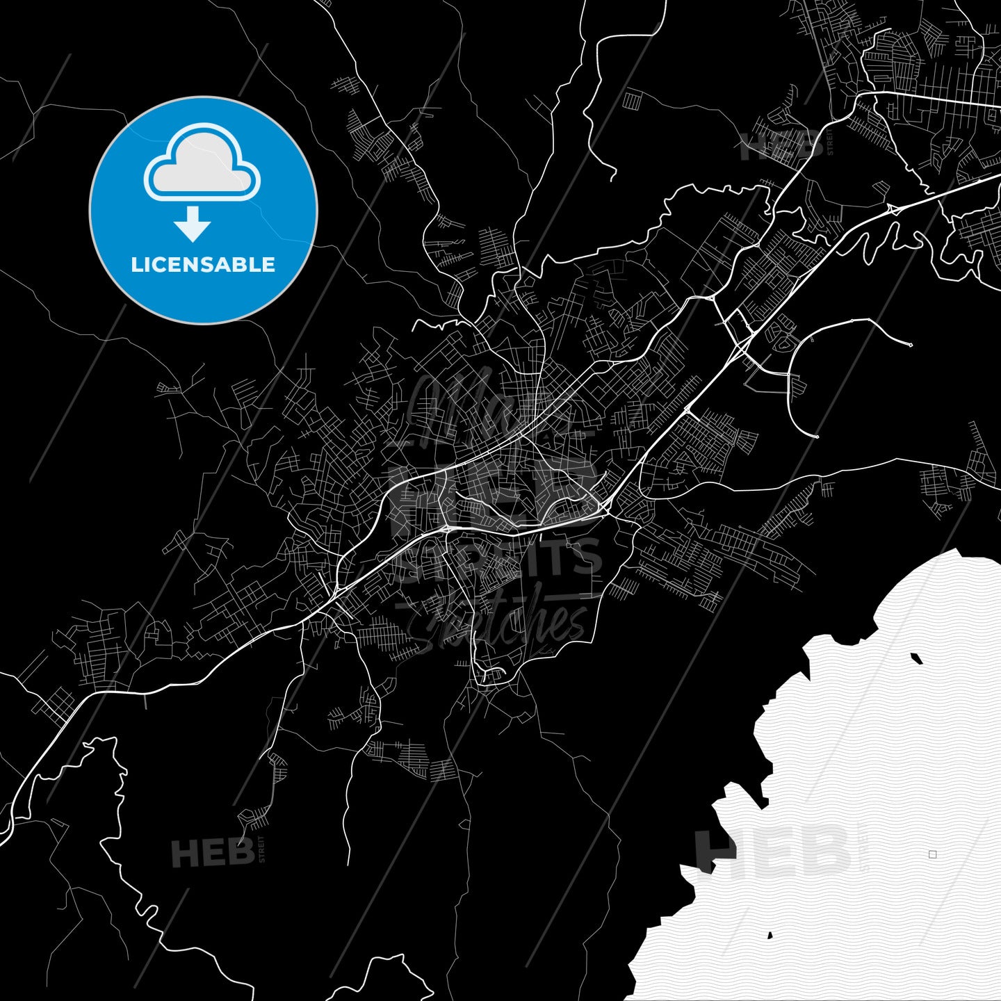 La Chorrera, Panama PDF map