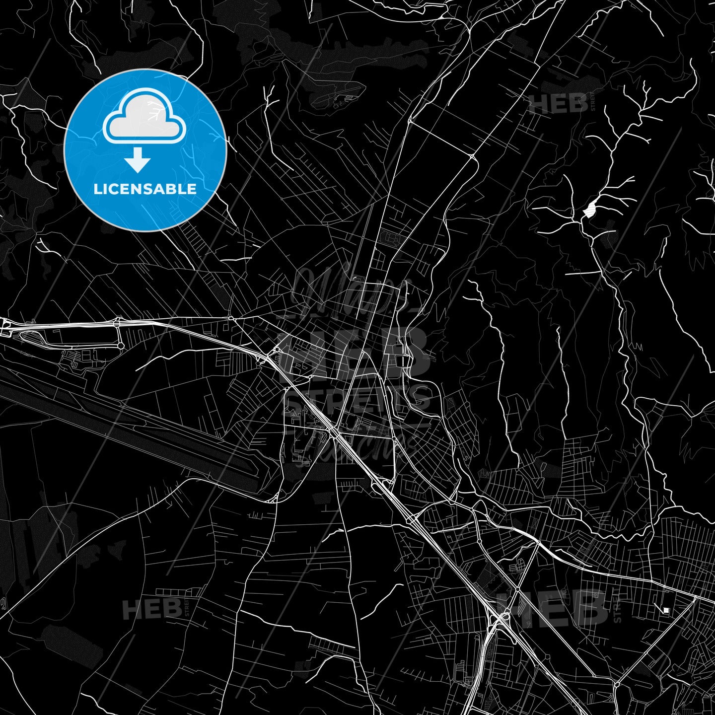 La Laguna, Spain PDF map