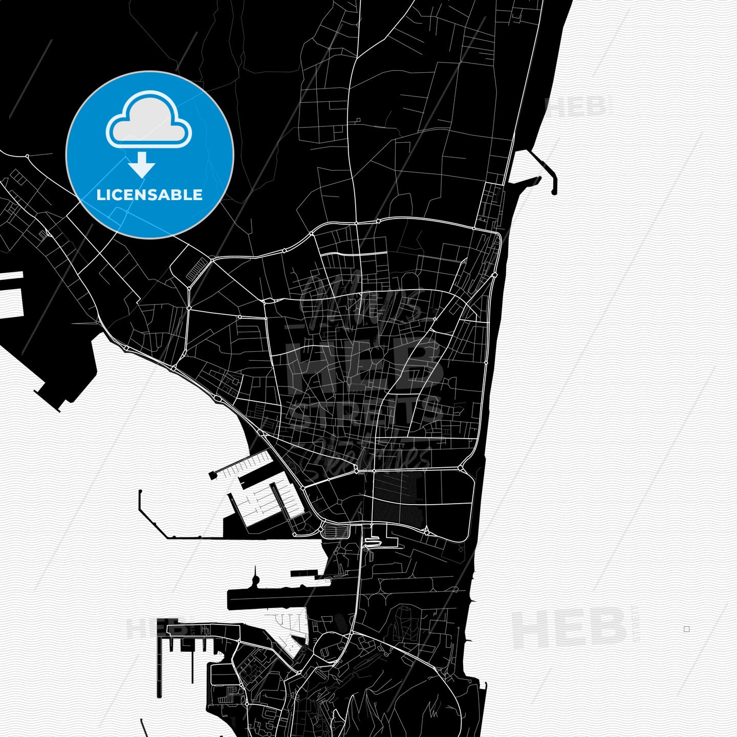 La Línea de la Concepción, Spain PDF map