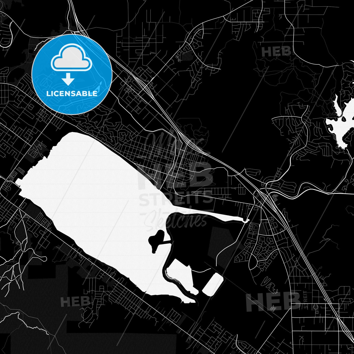 Lake Elsinore, California, United States, PDF map