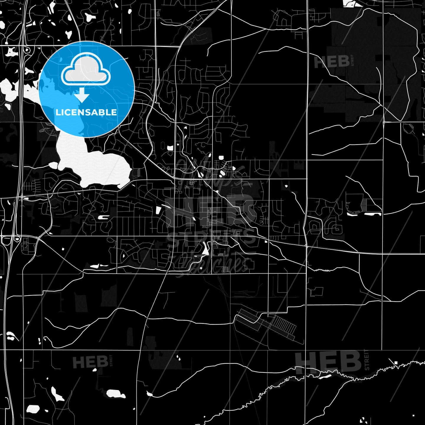 Lakeville, Minnesota, United States, PDF map