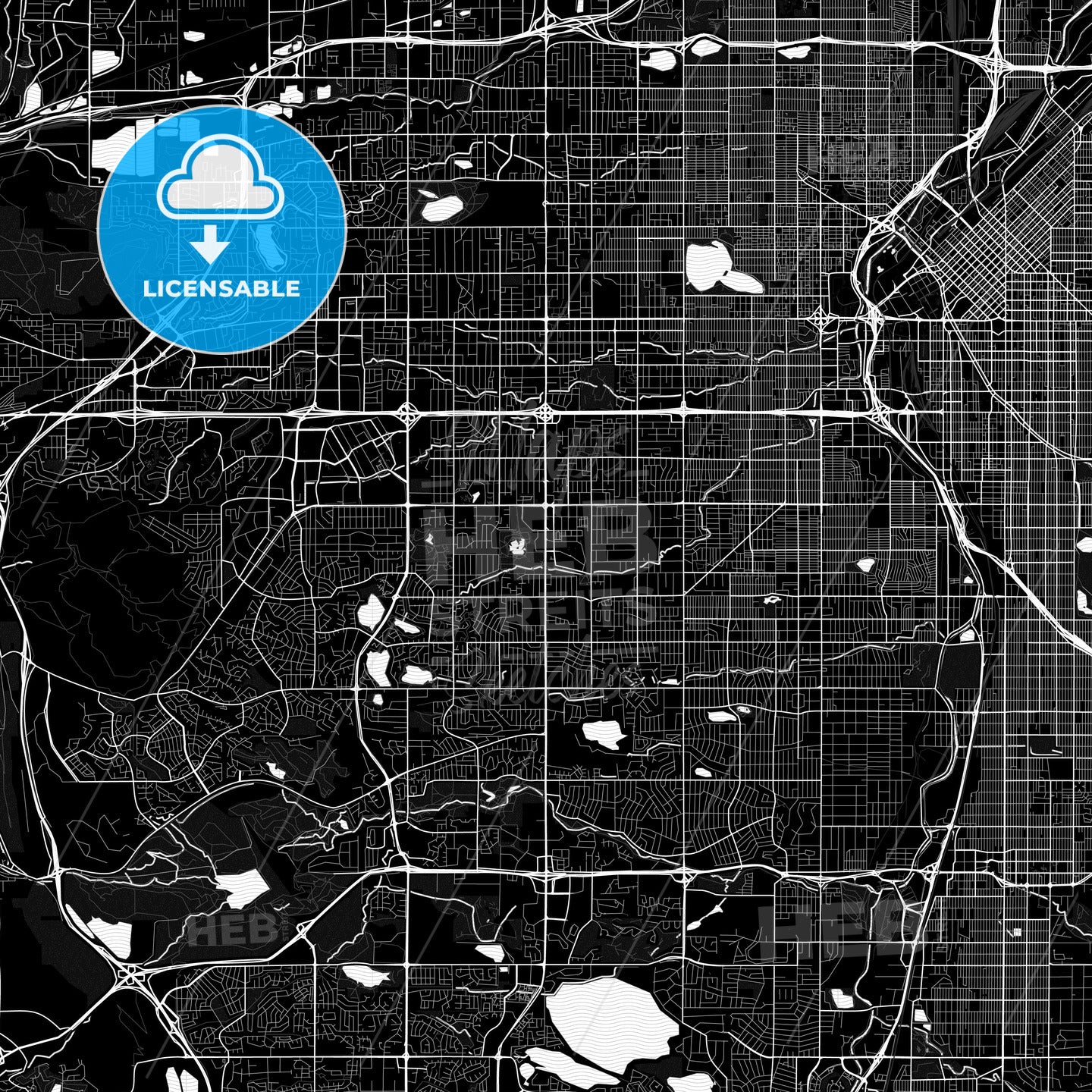 Lakewood, Colorado, United States, PDF map