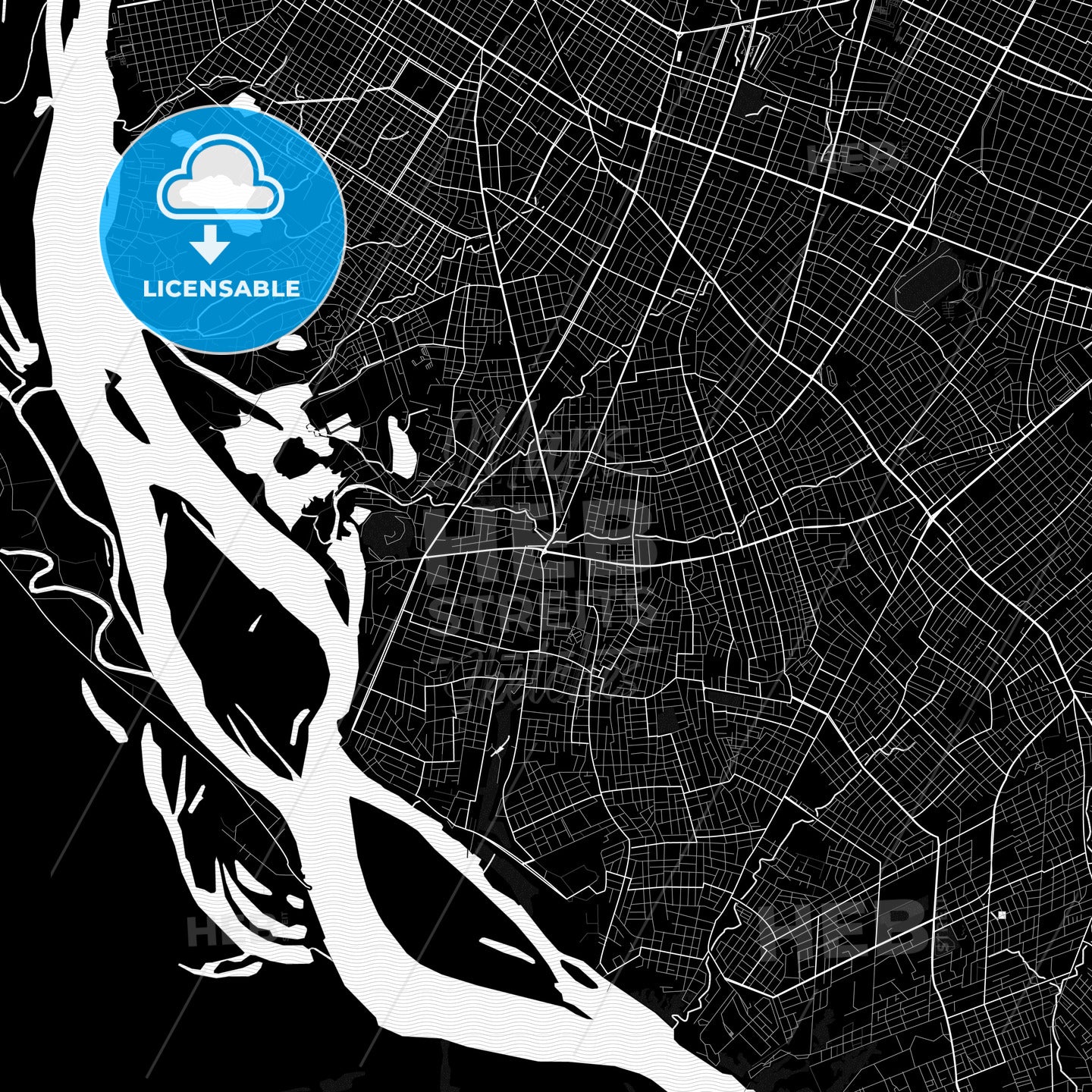 Lambare, Paraguay PDF map