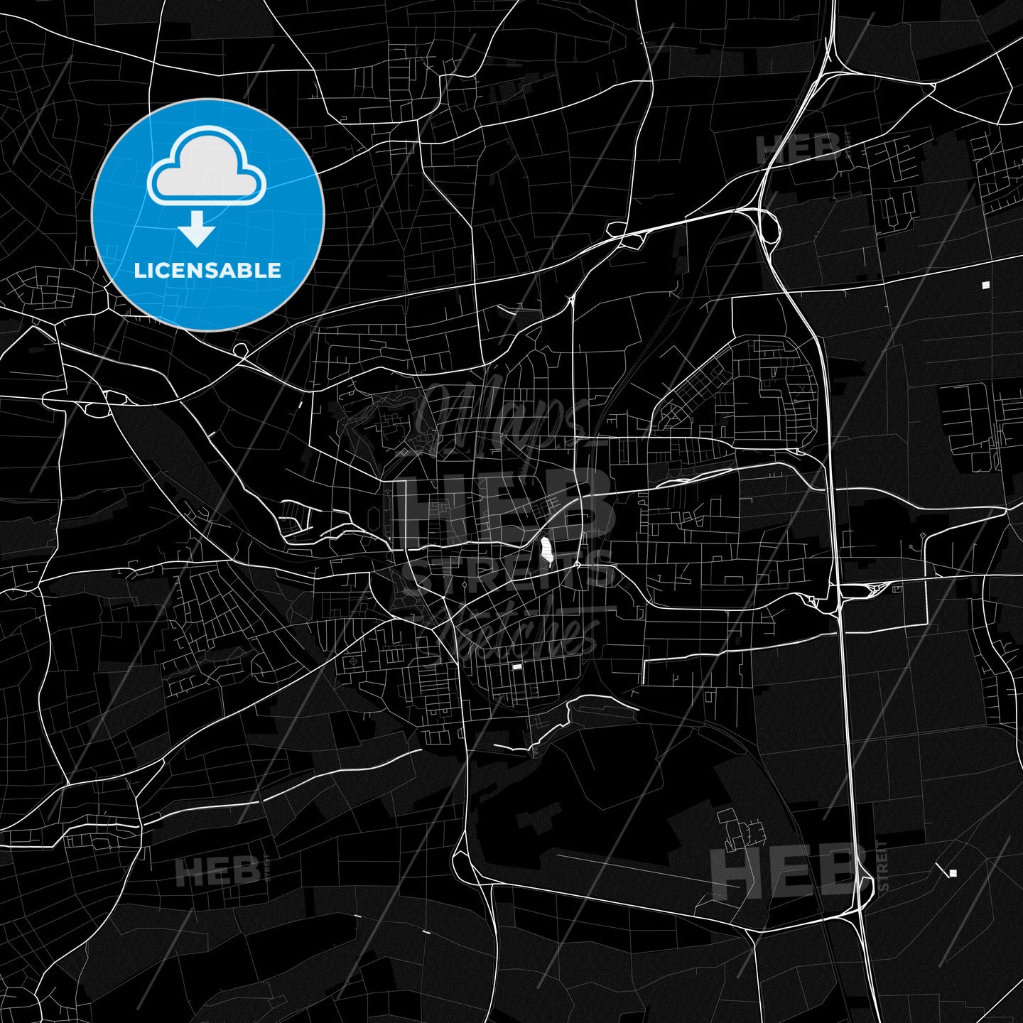 Landau in der Pfalz, Germany PDF map
