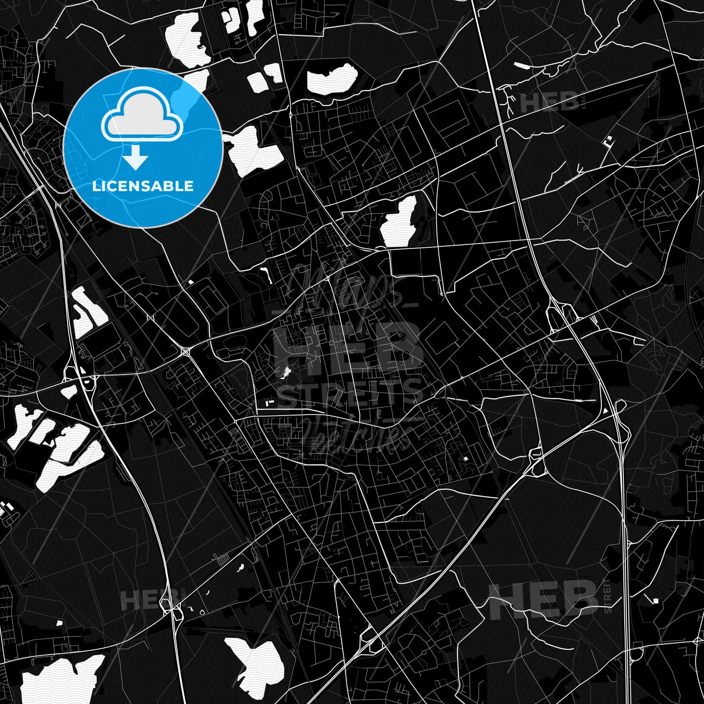 Langenfeld (Rheinland), Germany PDF map