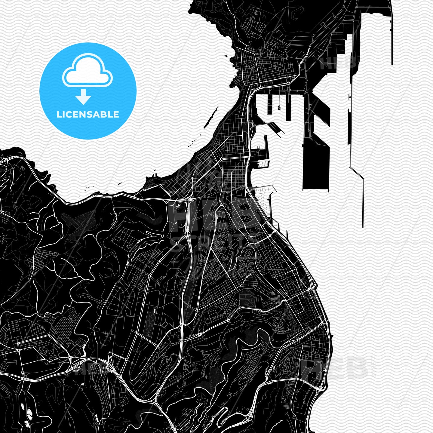 Las Palmas de Gran Canaria, Spain PDF map