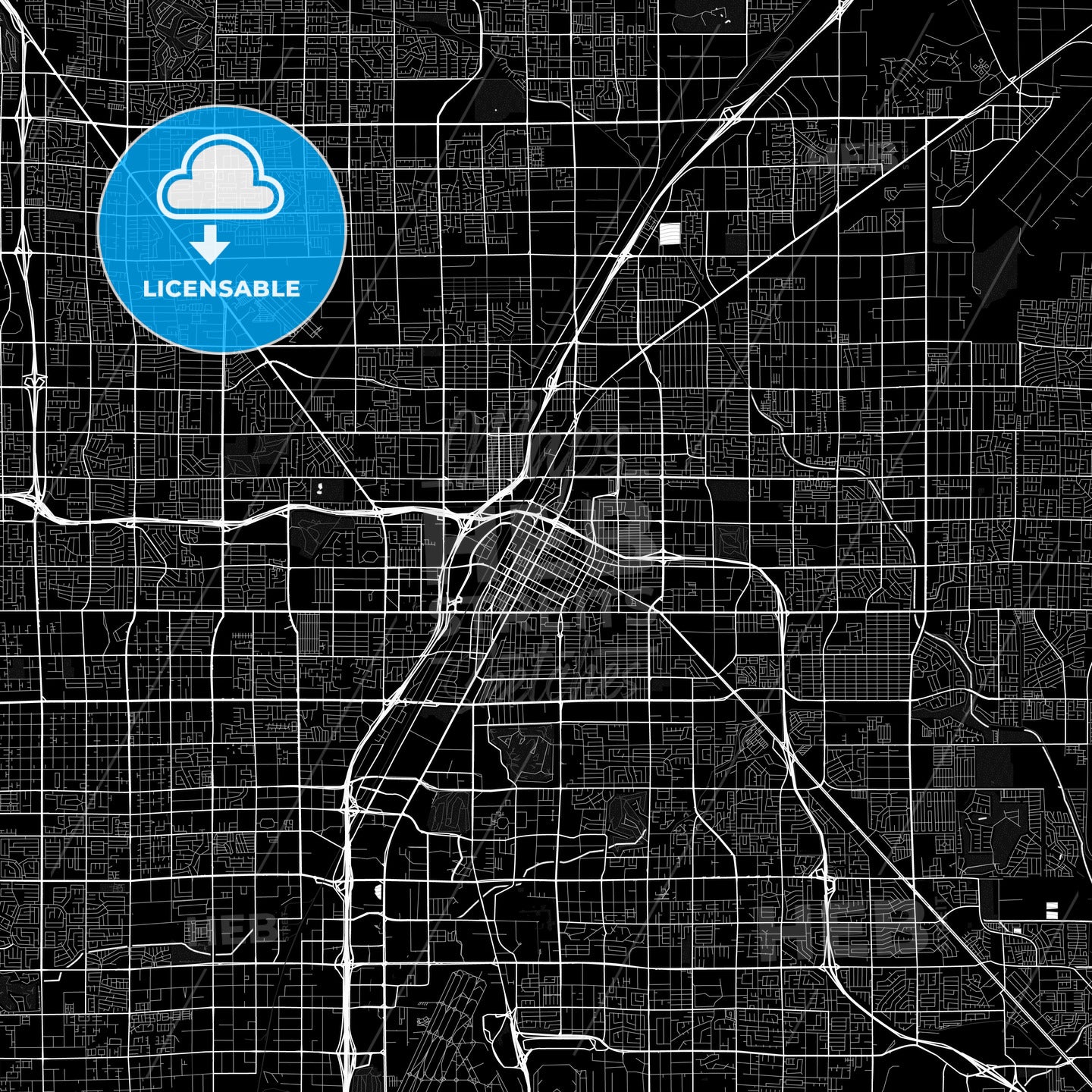 Las Vegas, Nevada, United States, PDF map