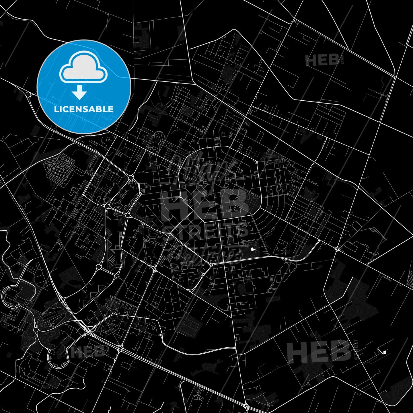 Latina, Italy PDF map