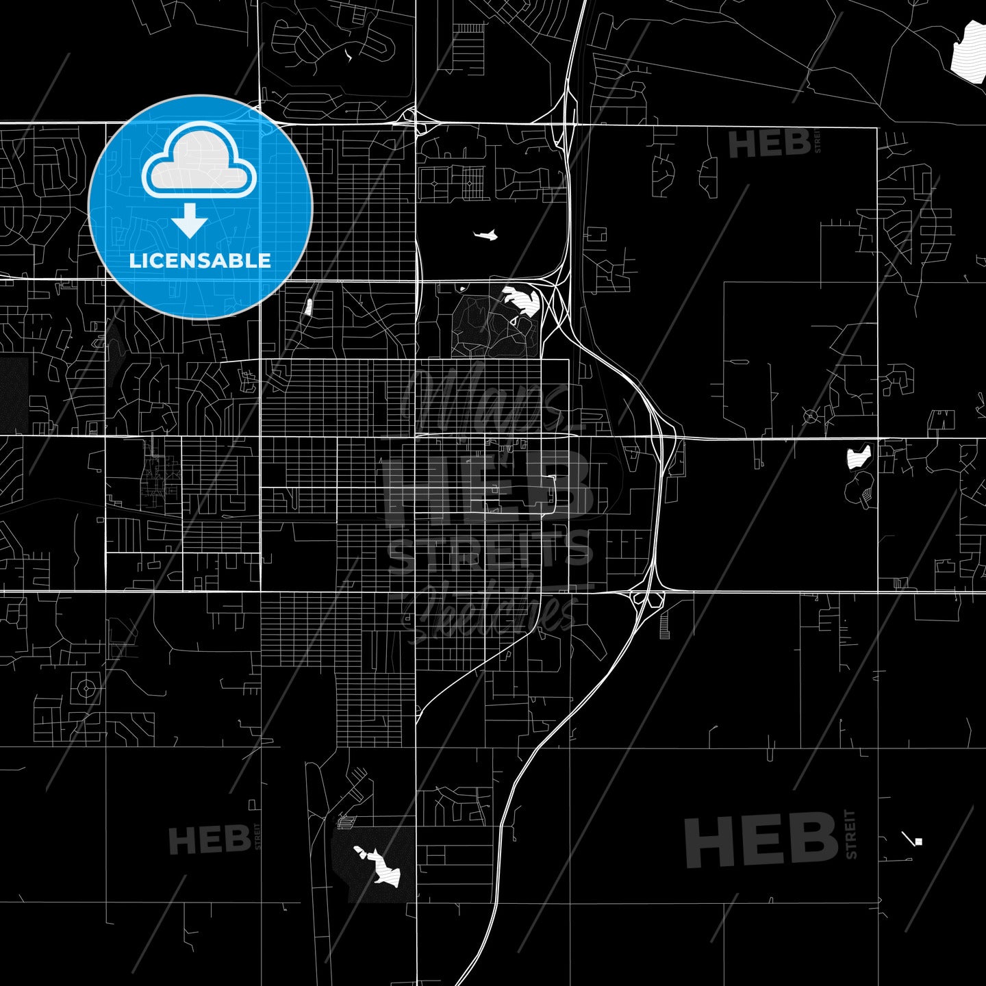 Lawton, Oklahoma, United States, PDF map