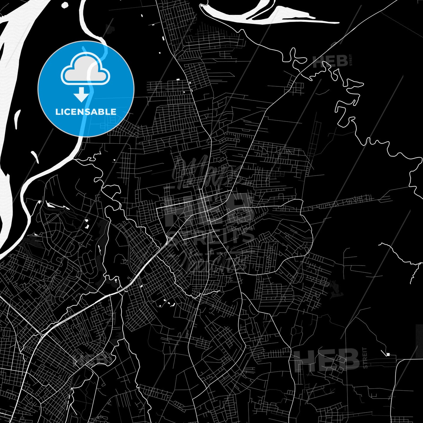 Limpio, Paraguay PDF map