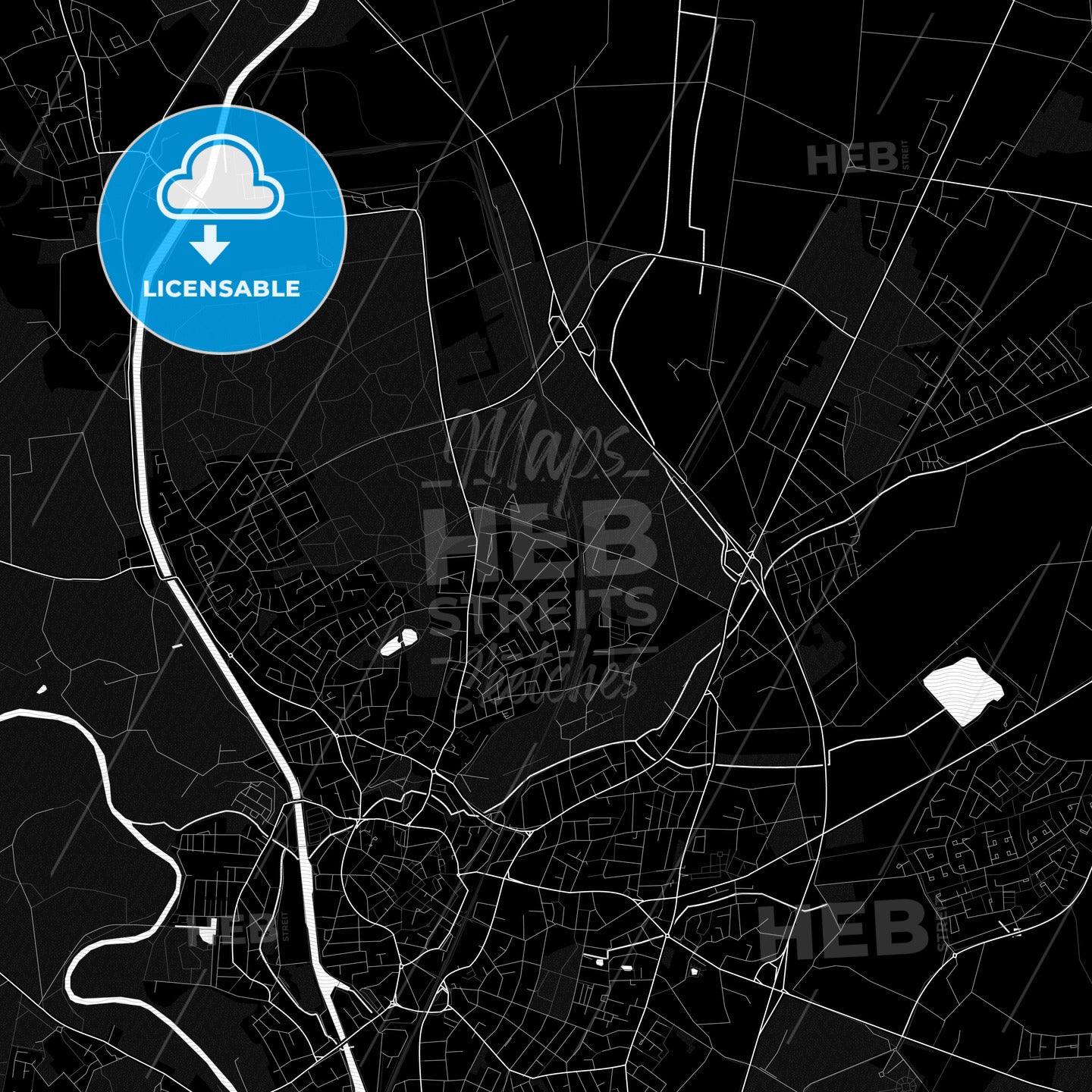 Lingen (Ems), Germany PDF map