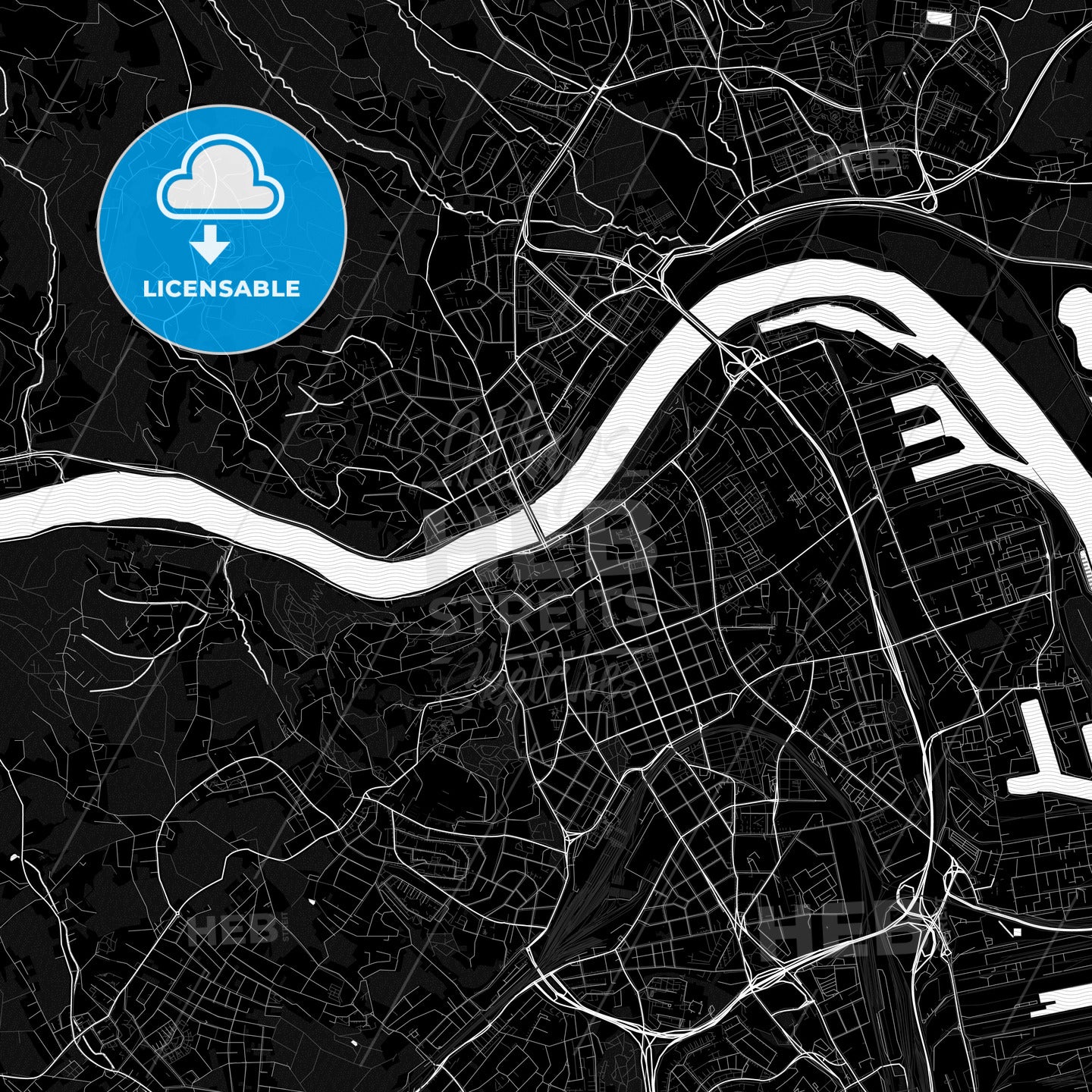 Linz, Austria PDF map