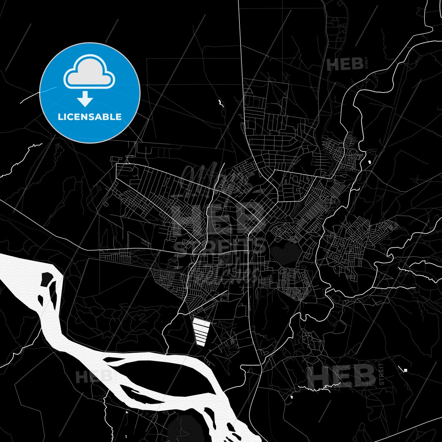 Livingstone, Zambia PDF map