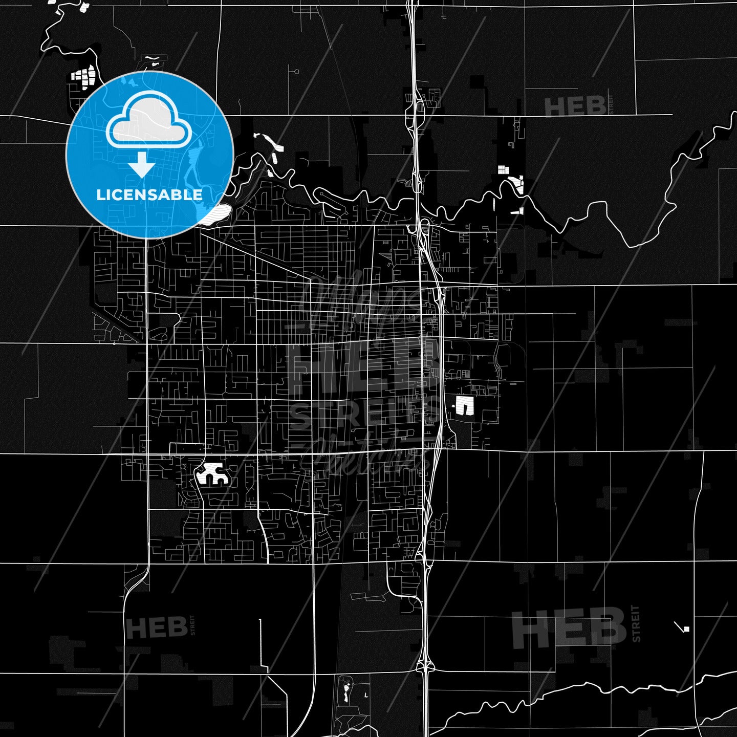 Lodi, California, United States, PDF map