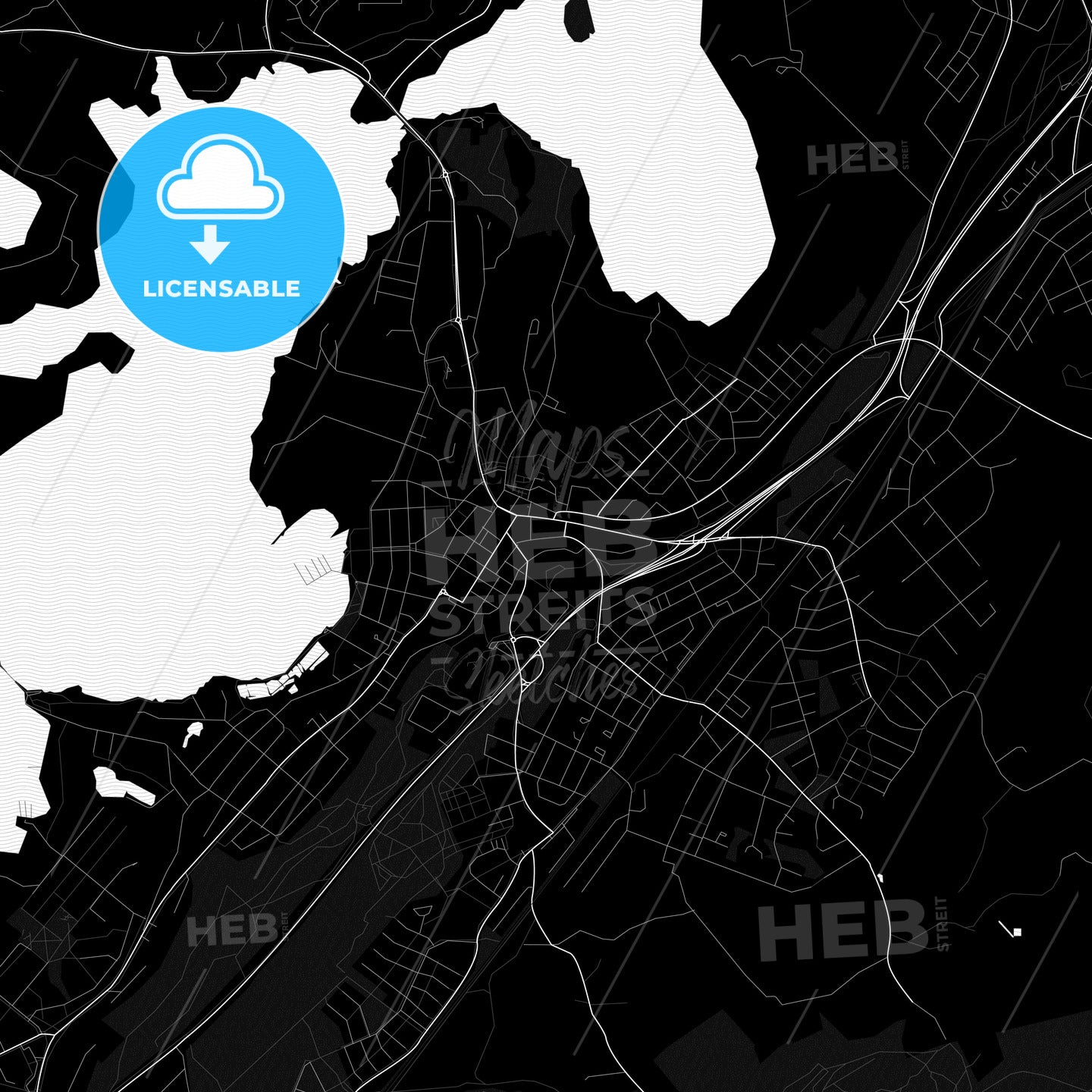 Lohja, Finland PDF map