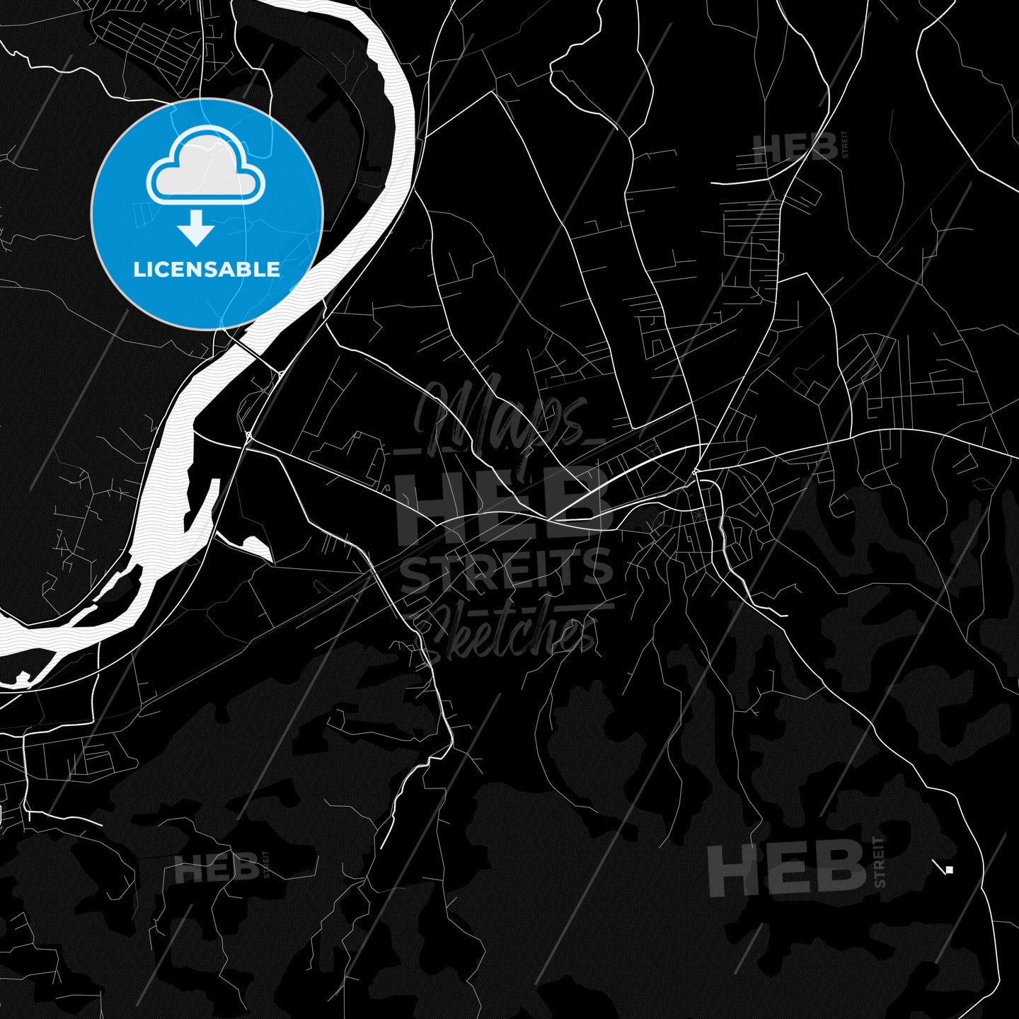 Loznica, Serbia PDF map