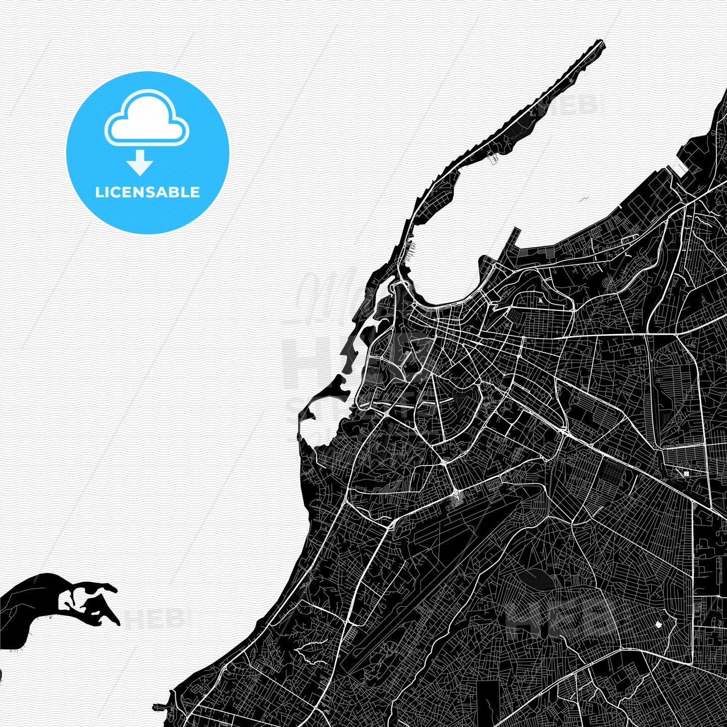 Luanda, Angola PDF map