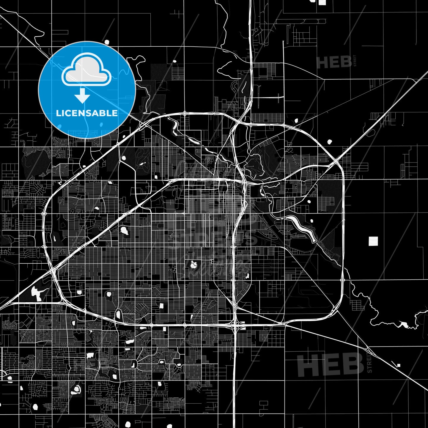 Lubbock, Texas, United States, PDF map