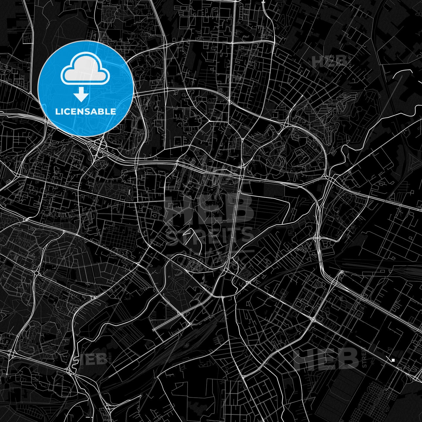 Lublin, Poland PDF map