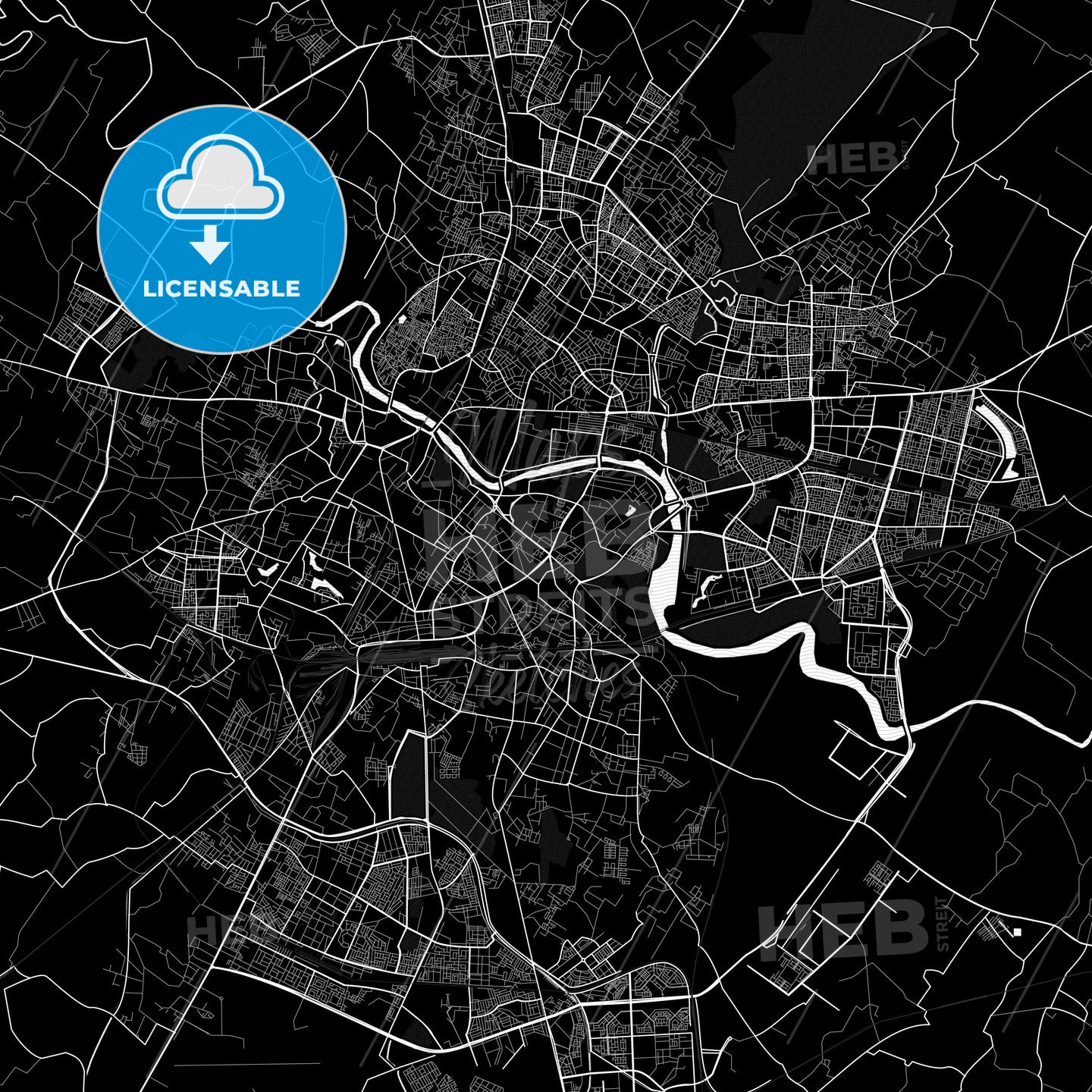 Lucknow, India PDF map