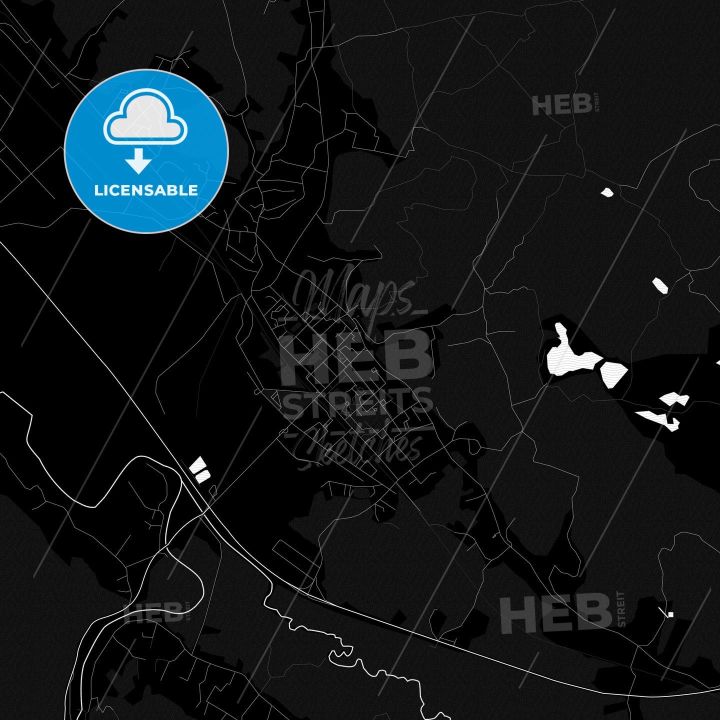 Lukavac, Bosnia and Herzegovina PDF map