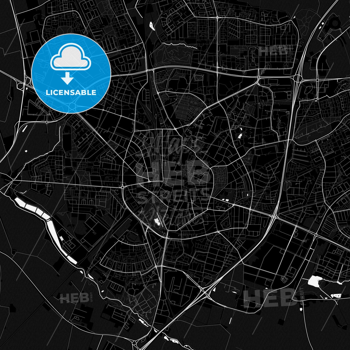 Lund, Sweden PDF map