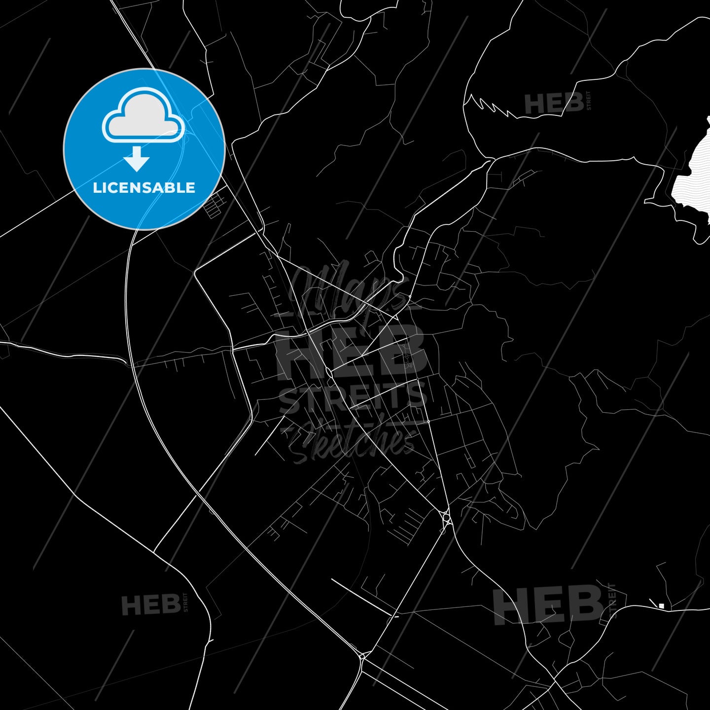 Lushnjë, Albania PDF map