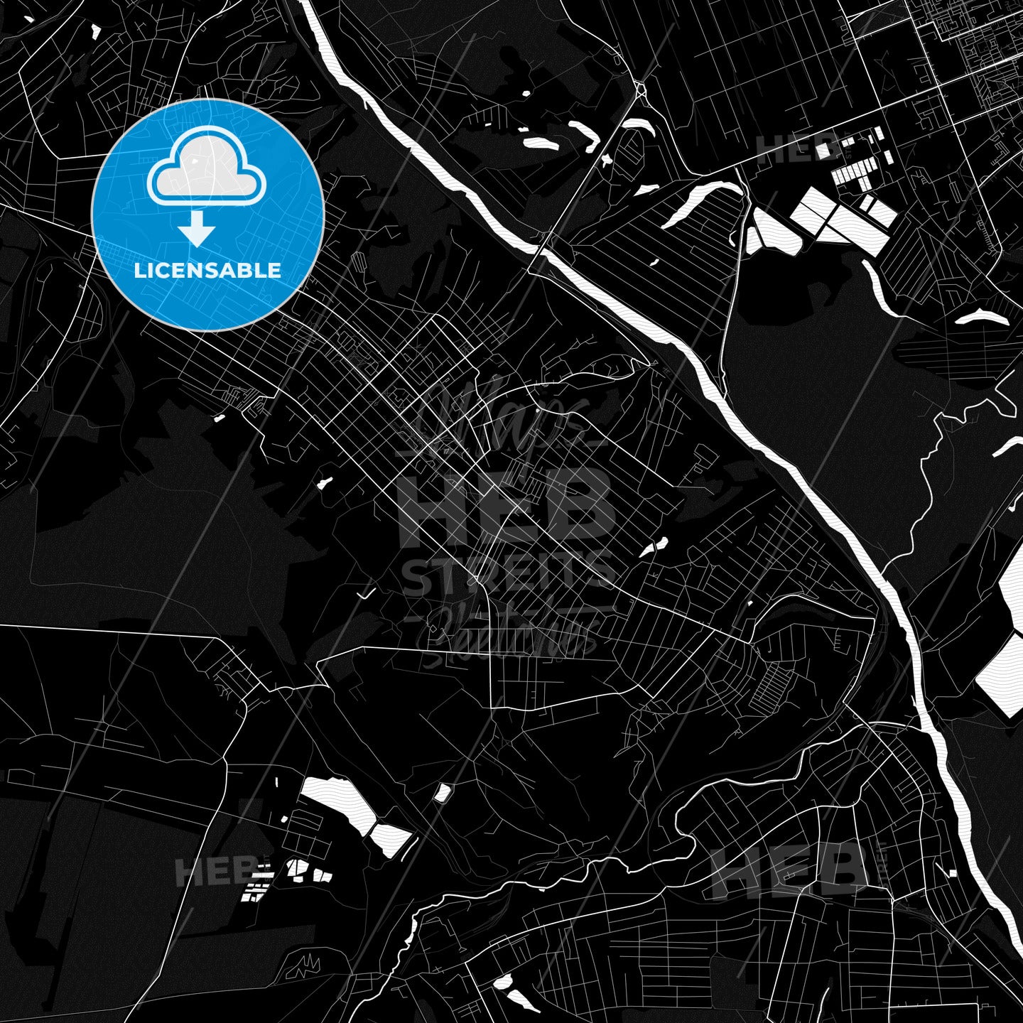 Lysychansk, Ukraine PDF map