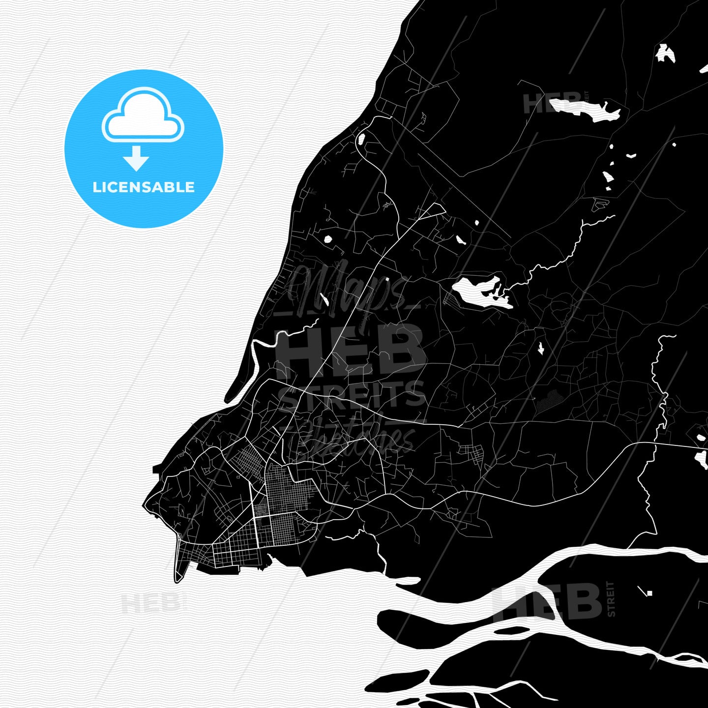 Mahajanga, Madagascar PDF map