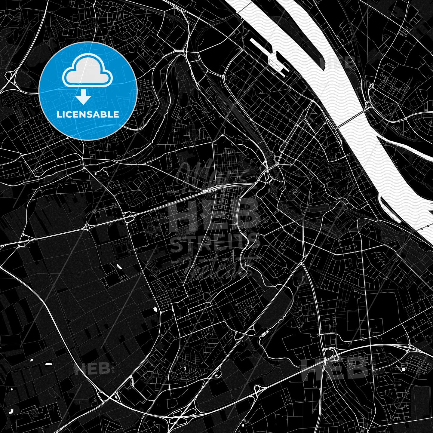 Mainz, Germany PDF map