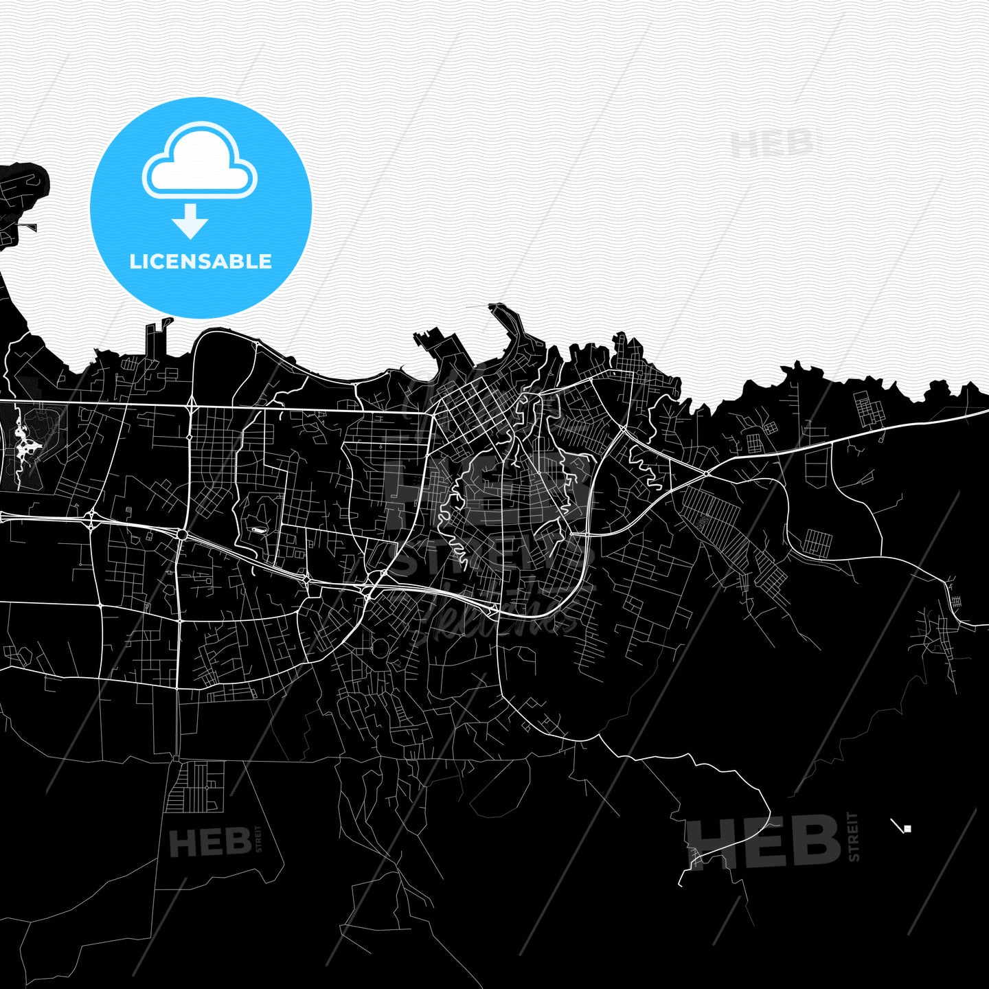 Malabo, Equatorial Guinea PDF map